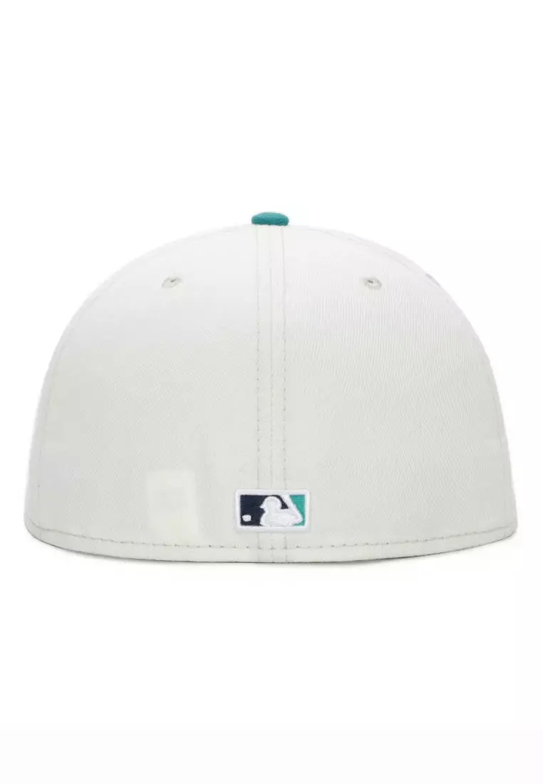 Official New Era Seattle Mariners MLB Two Tone Chrome White 59FIFTY Fitted  Cap B7829_288 B7829_288 B7829_288