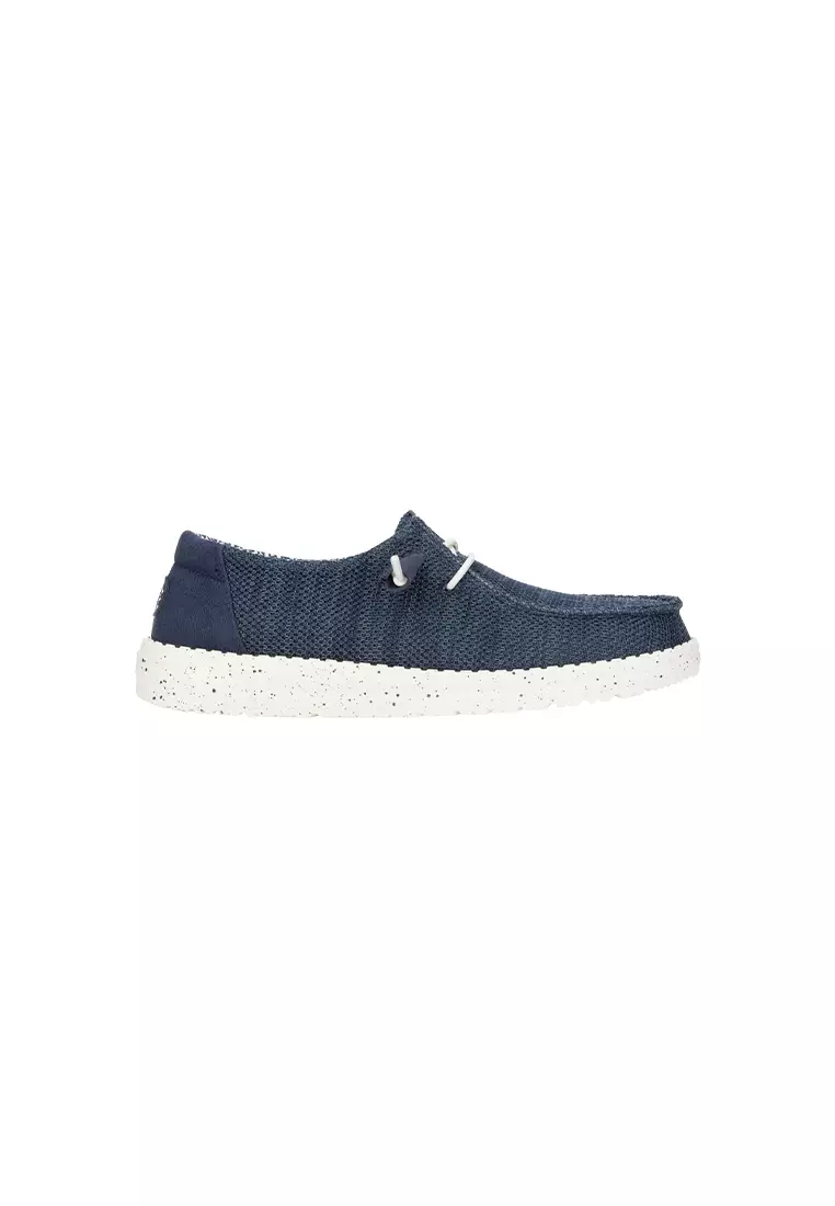Discount on HeyDude  shoes - SKU: HeyDude Women's Wendy Stretch Mesh in Navy