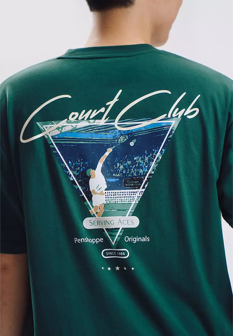 Court Club Relaxed Graphic T-Shirt