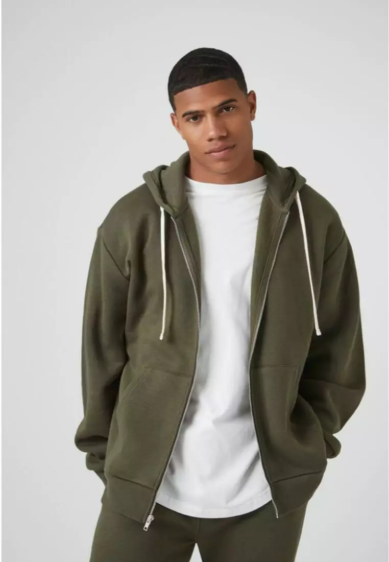 Green hoodie forever 21 shop