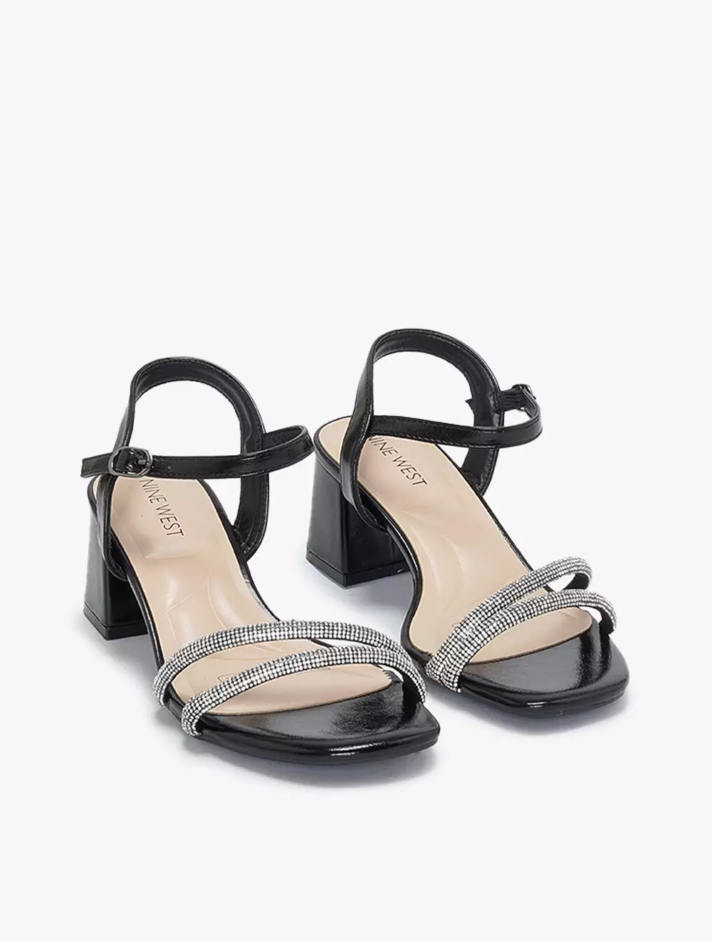 Payless Nine West Womens Ilaria Block Heels - Black_04