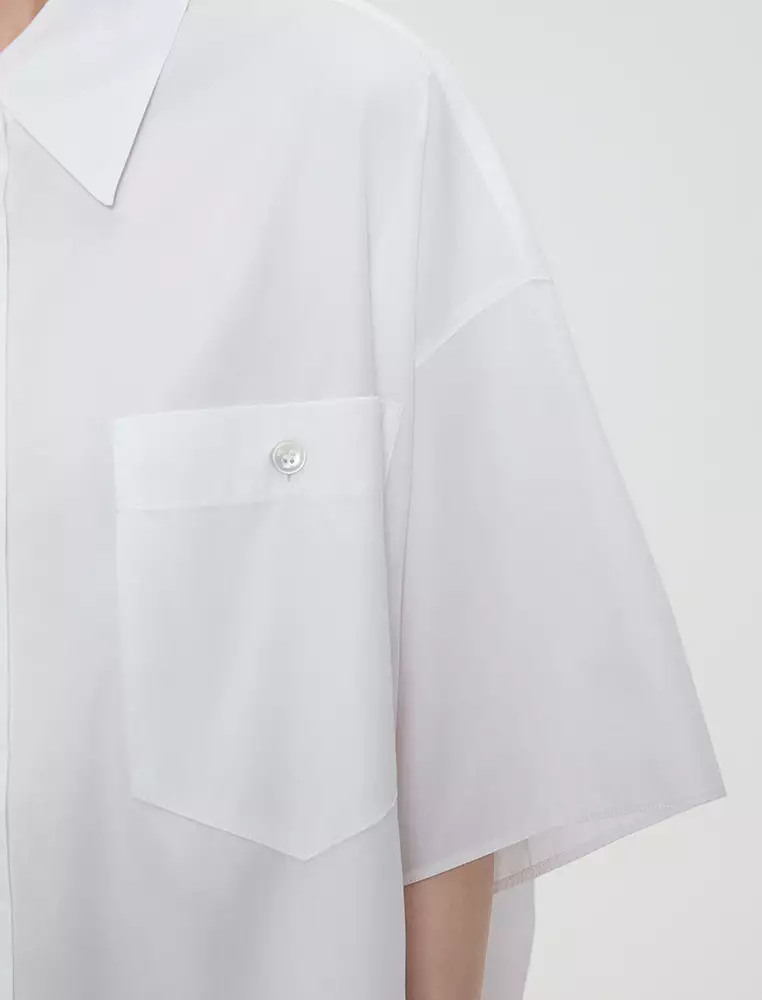 Loose Fit Minimalist Short Sleeve Shirt