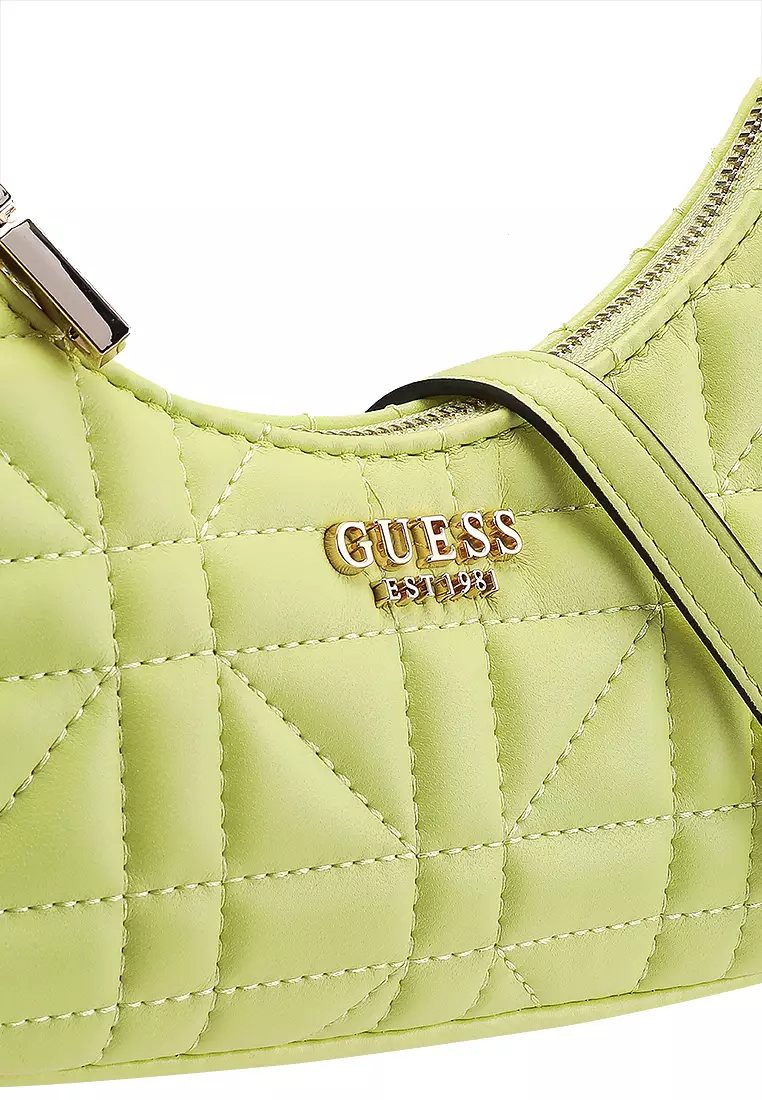 GUESS Green Mimina Mini Top Zip Crossbody Bag main image 1