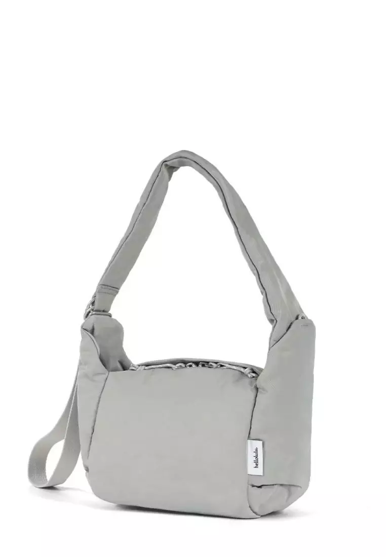 Hellolulu Milo All Day Shoulder Bag S (Neutral Gray)