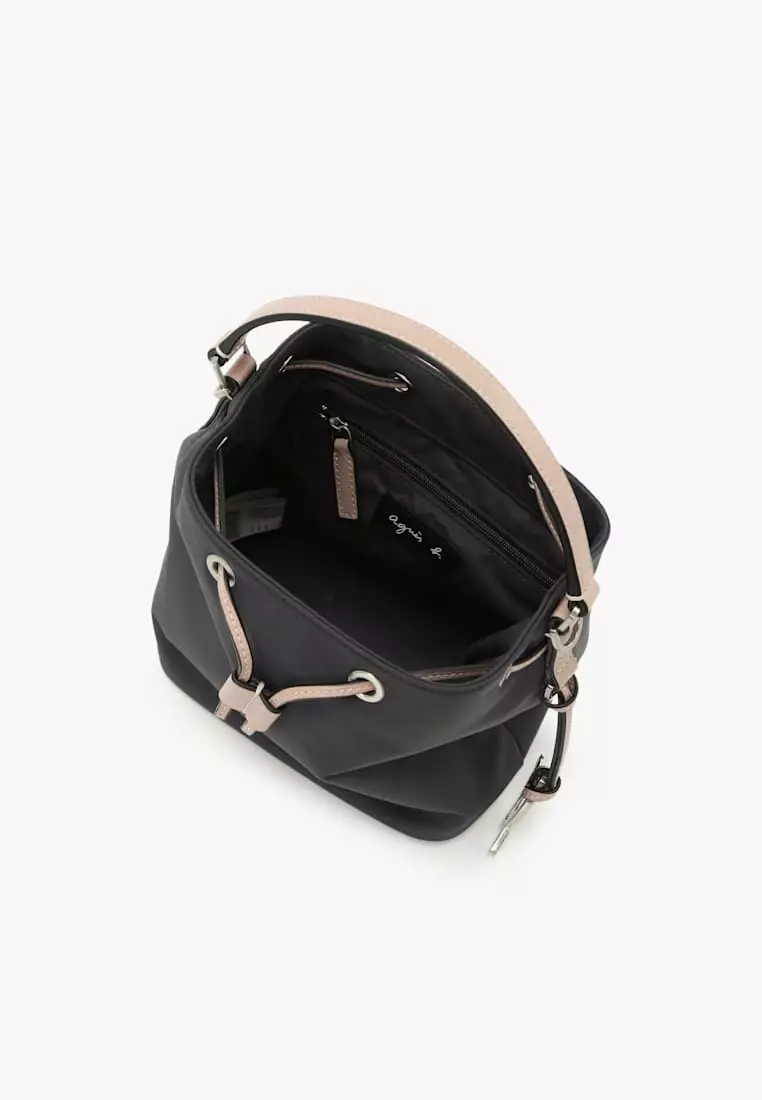 Drawstring Top-Handle Bag
