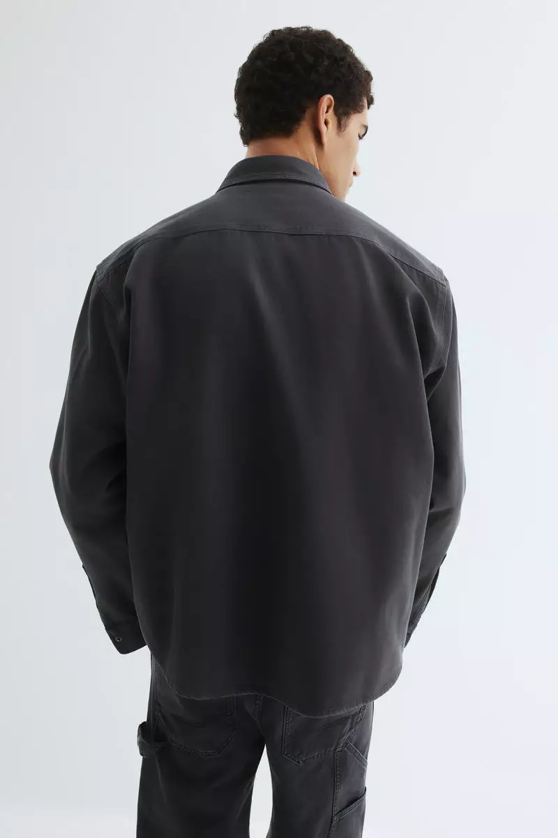 Oversized Fit Canvas overshirt