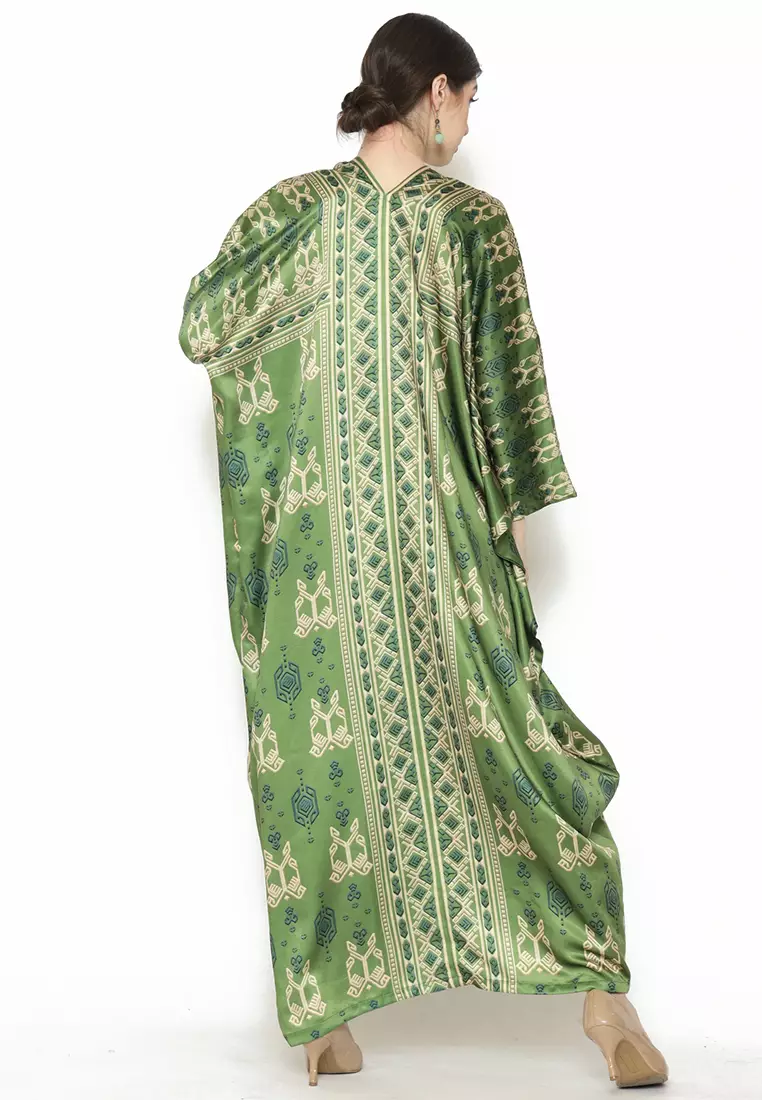 Kanzi Exclusive Long Sleeve Songket Kaftan