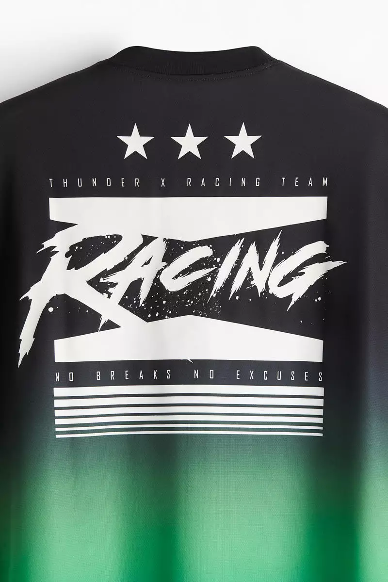 Loose Fit Long-sleeved mesh top