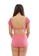 PINK N' PROPER pink Hestia Ribbed Off Shoulder Puff Sleeve High Waist Bikini Set in Pastel Pink A42F7USBBAFD5FGS_3