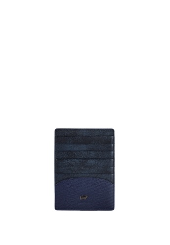 Braun Buffel blue Master Flat Card Holder With Coin Compartment C0F24AC5F8C79BGS_1