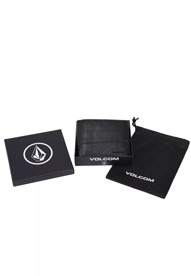 MLW SHIFTER STONE LEATHER WALLET BLACK