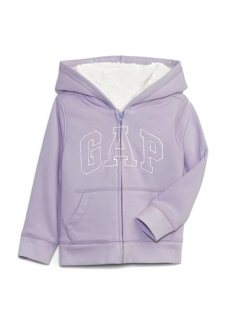 gap cozy sherpa hoodie