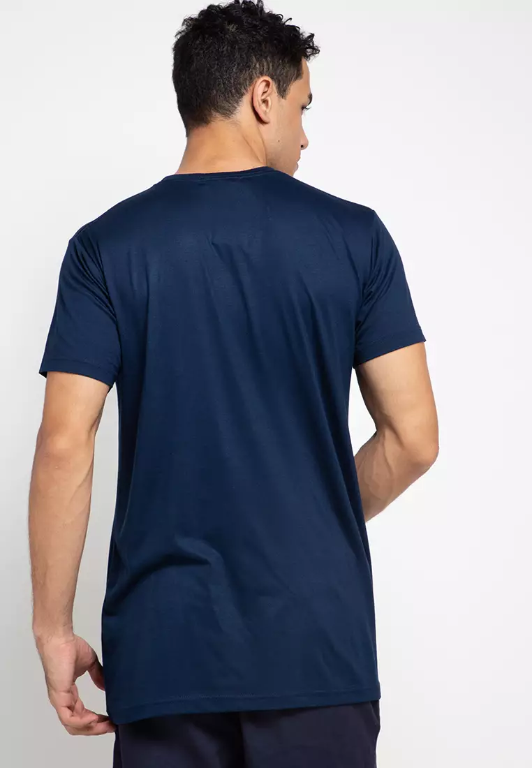 Nade NT268 nade japan circle Kaos anti kusut Navy