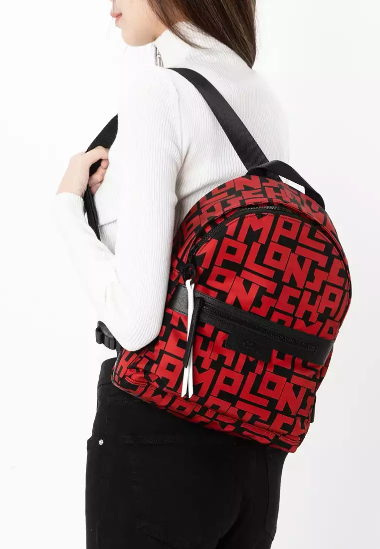 Longchamp Newest Quality Backpack Logo Red Black LONGCHAMP Le Pliage LGP Backpack - Red/Black 2026 | Buy  main image 4