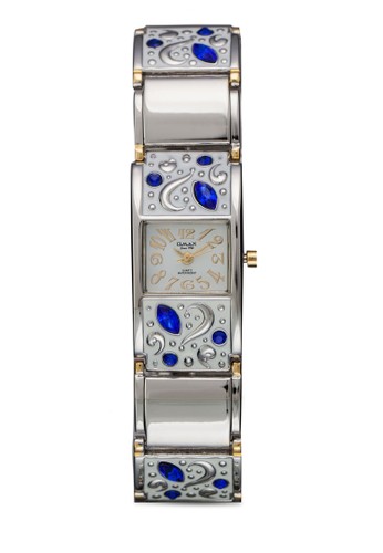 Jesprit 台中ES140SG 閃鑽刻花鍊錶, 錶類, 時尚型