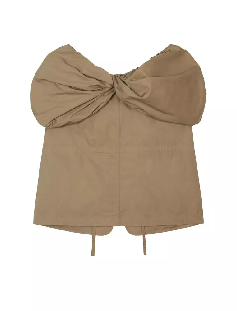 Plain Weave V-Neck Elegant Sleeveless Top