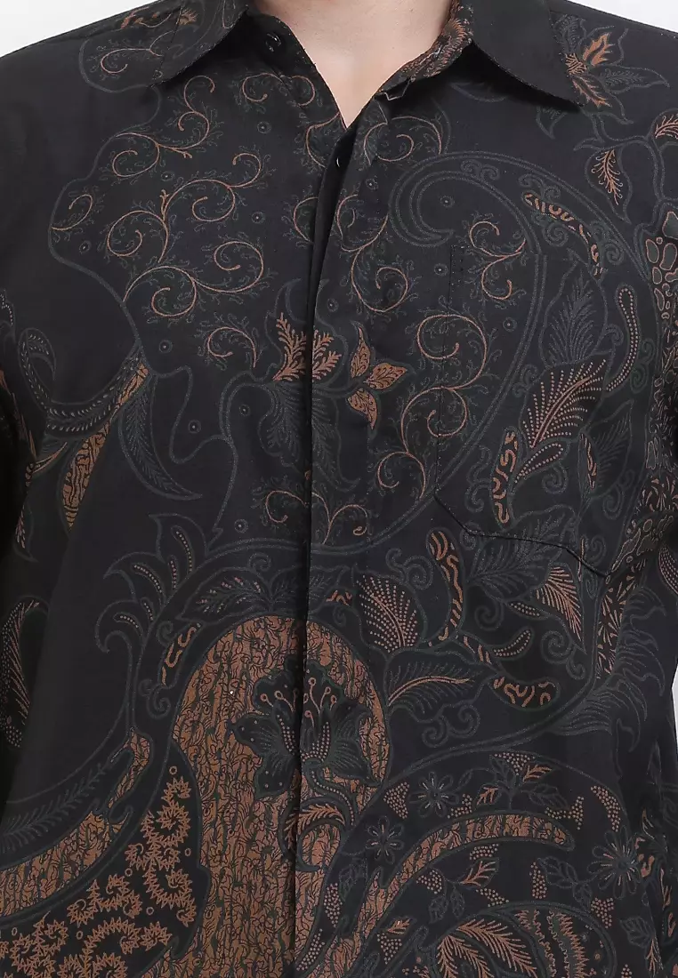 Umbara Kemeja Batik Exclusive Premium Pria Casual Modern Lengan Panjang