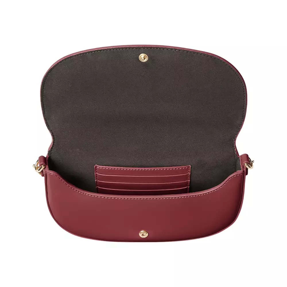 F'graphy Wallet On Chain Leather Burgundy Ghw