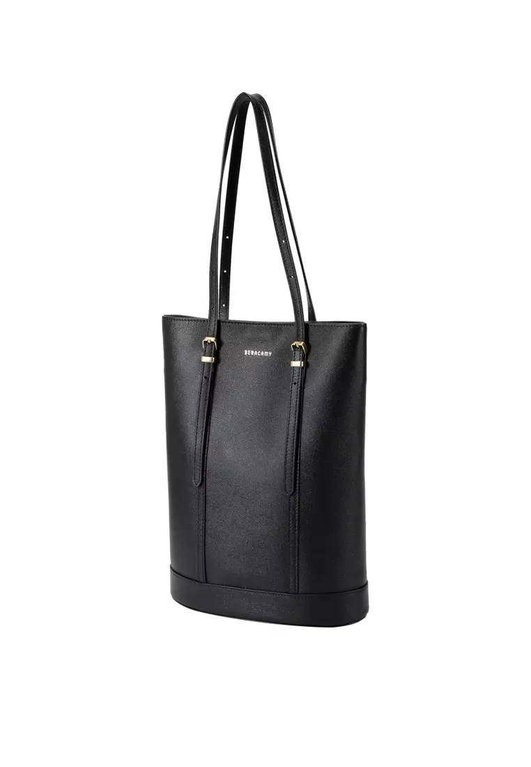 LYLE Portrait Tote - Embossed Black