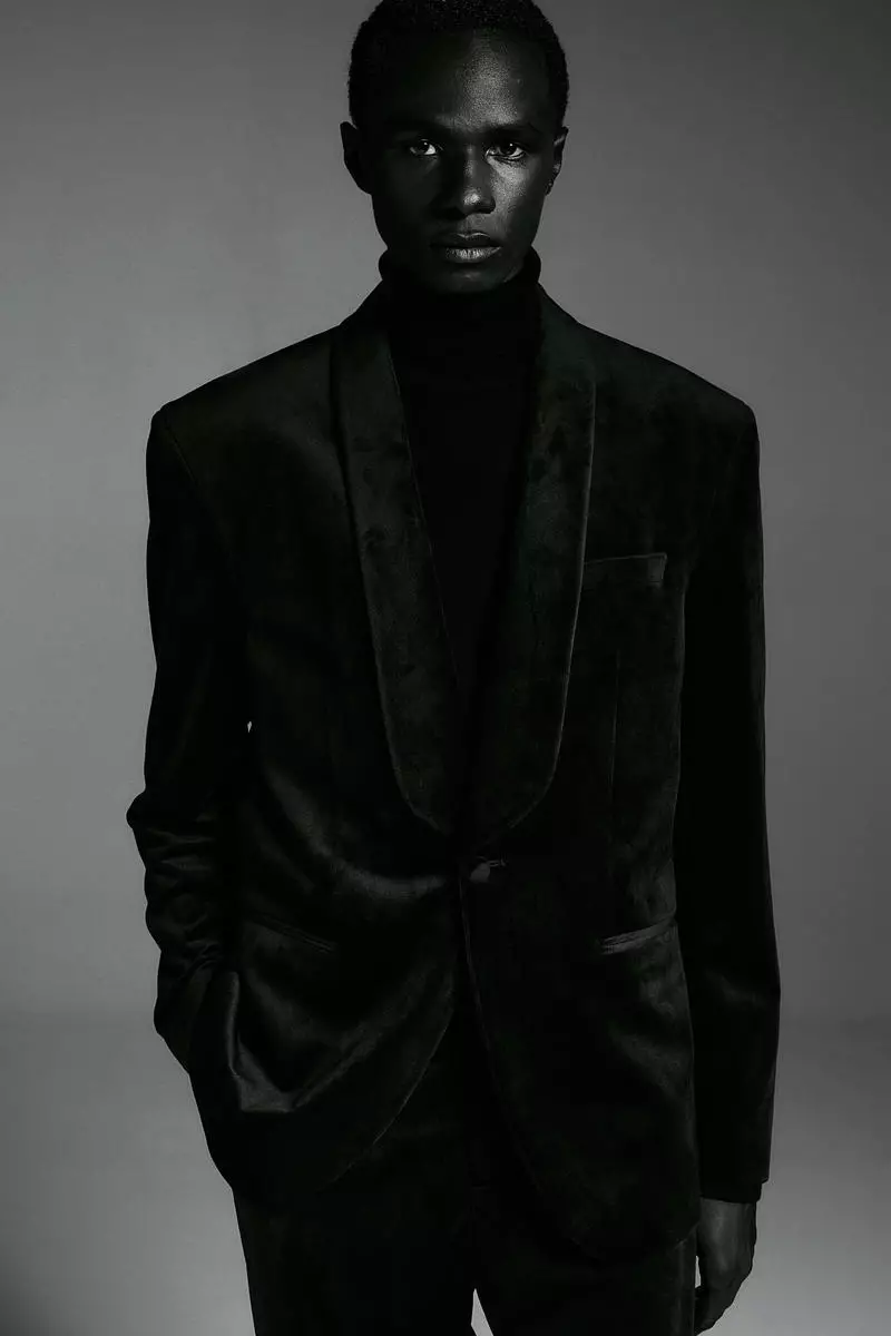 Buy H&M Regular Fit Shawl-collared velvet blazer 2024 Online | ZALORA ...