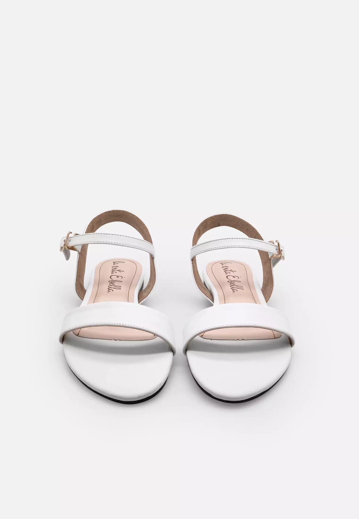 Lucy Ankle Strap Sandal Flat Wanita Vegan Leather