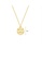 Glamorousky silver Fashion Temperament Plated Gold 316L Stainless Steel Hollow Double Happiness Geometric Pendant with Necklace 9A63AAC6DB7494GS_2