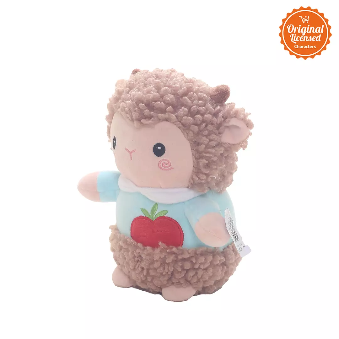Boneka Domba Duduk Baju Apel Warna Mint 22 cm