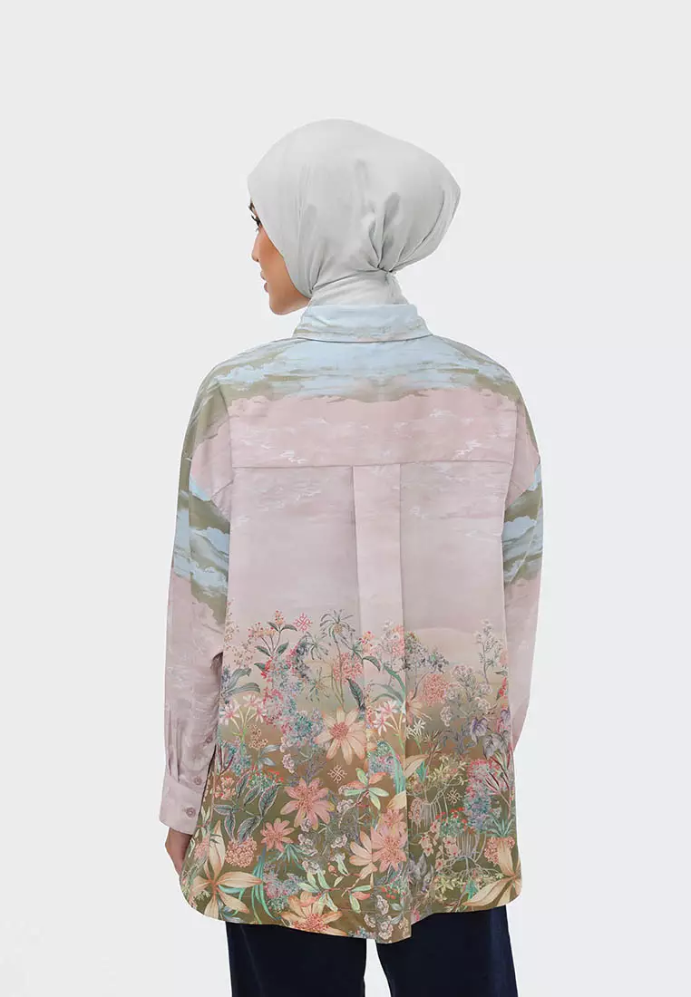 Ria Miranda Warm Sand Jazha Shirt