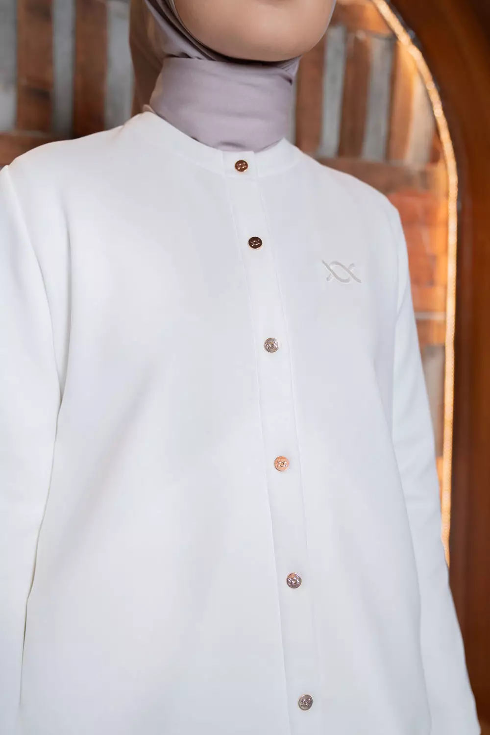 Klamby - Villona Outer & Skirt Set Broken White