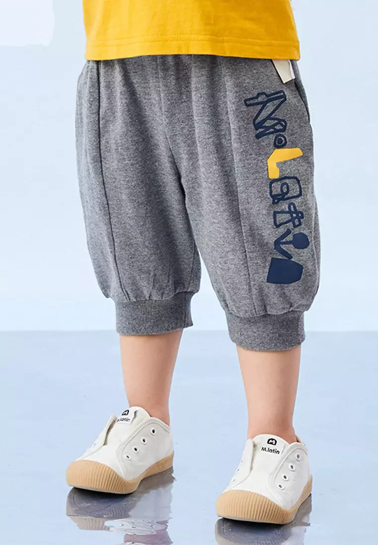 Letter Printed Casual Pants