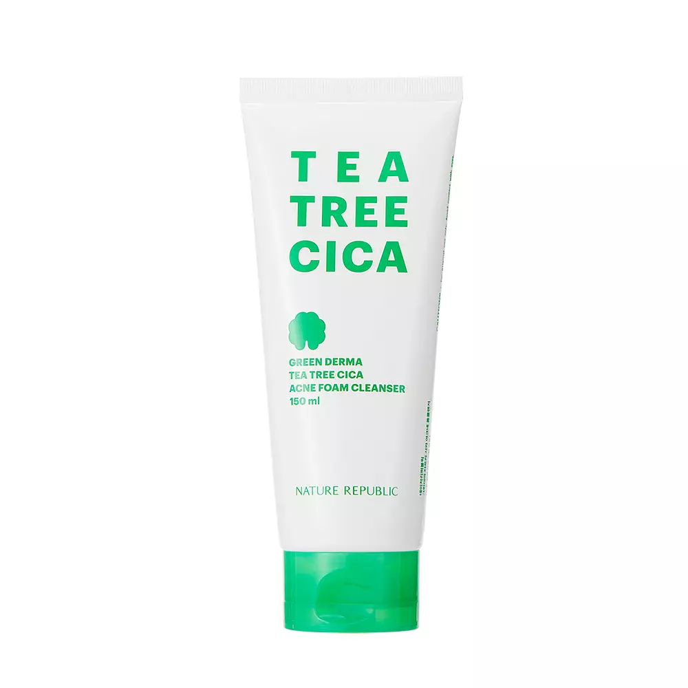 Green Derma Tea Tree Cica Acne Foam Cleanser