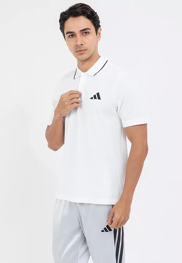 Essentials Small Logo Piqué Polo Shirt