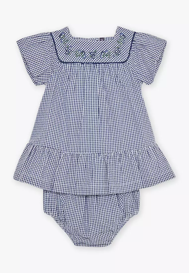 Gingham seersucker dress cheap