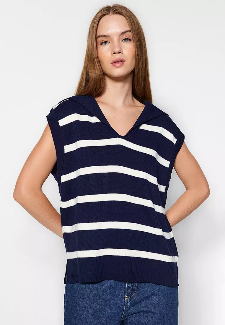 Striped Sweater Vest