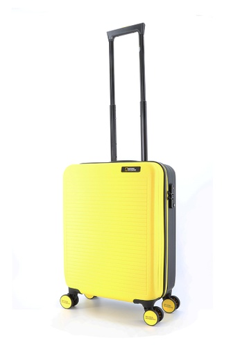 National Geographic black and yellow National Geographic Pulse 18" Trolley Small Yellow / Black F21E8ACEEF0964GS_1