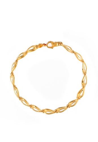 TOMEI gold TOMEI Bracelet, Yellow Gold 916 (9M-DM-B5485-2C) (8.29G) F6D69ACD415F42GS_1