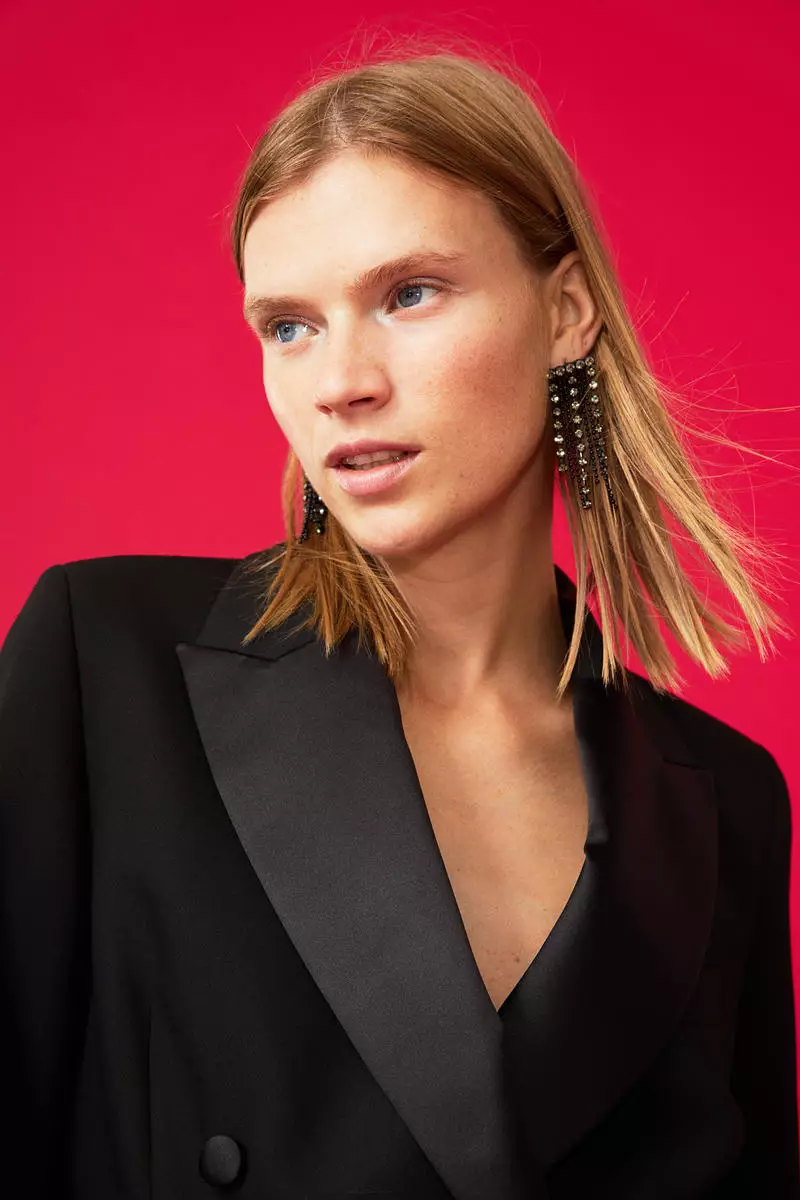 Red earrings clearance h&m