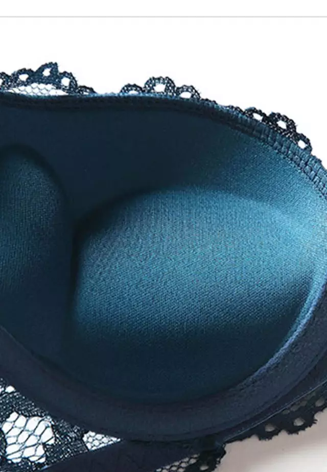 Lace Underwire Bra with Panty Set CA123114GR