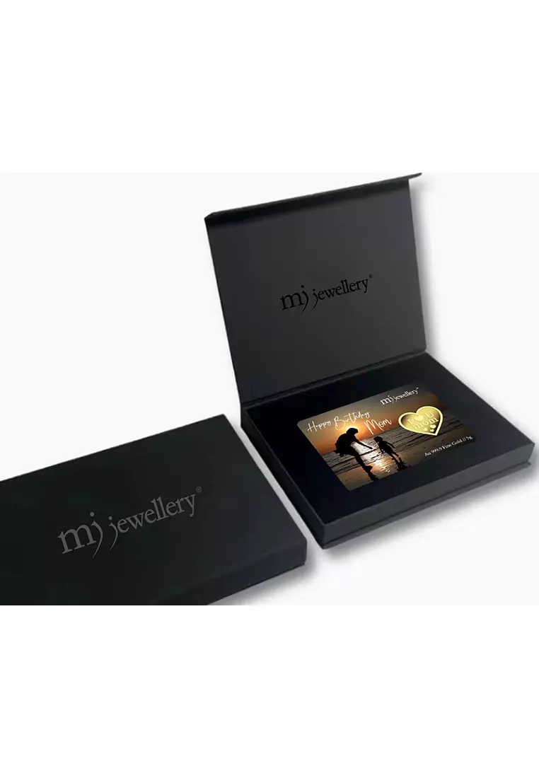 5G系列 999.9/24K足金 媽媽生日系列卡片 (5克)