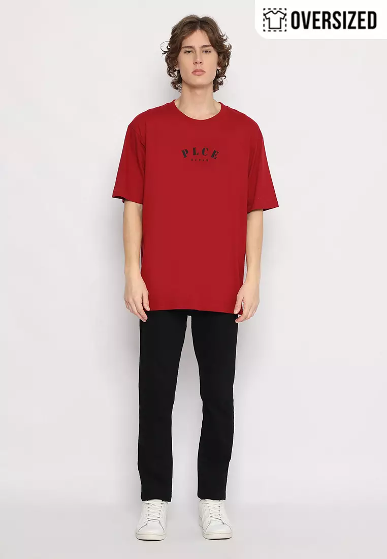 POLICE T-Shirt Cotton Oversized Pria 2079260051