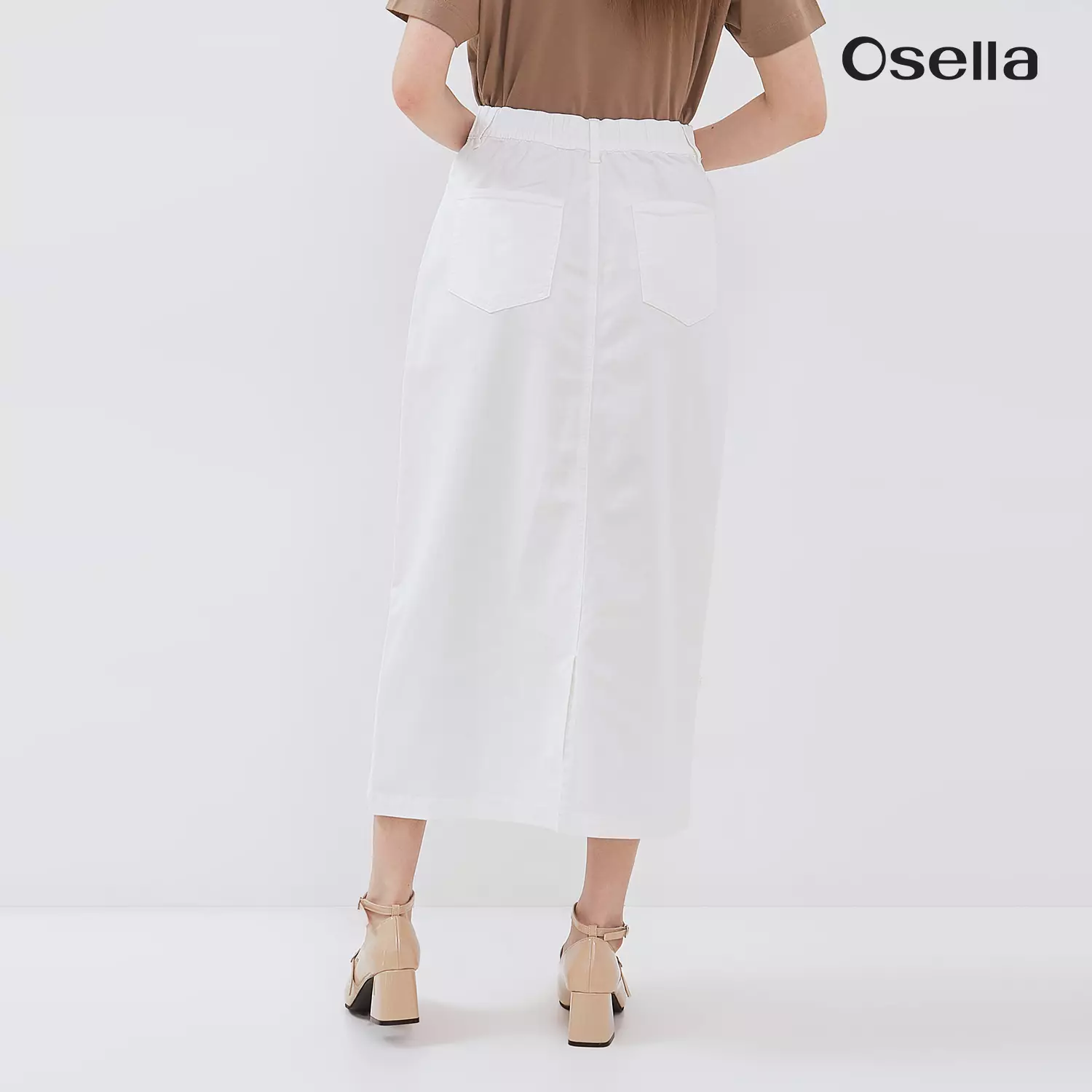 Osella Melvie Straight Fit Skirt 2187500801  | Rok Denim Wanita