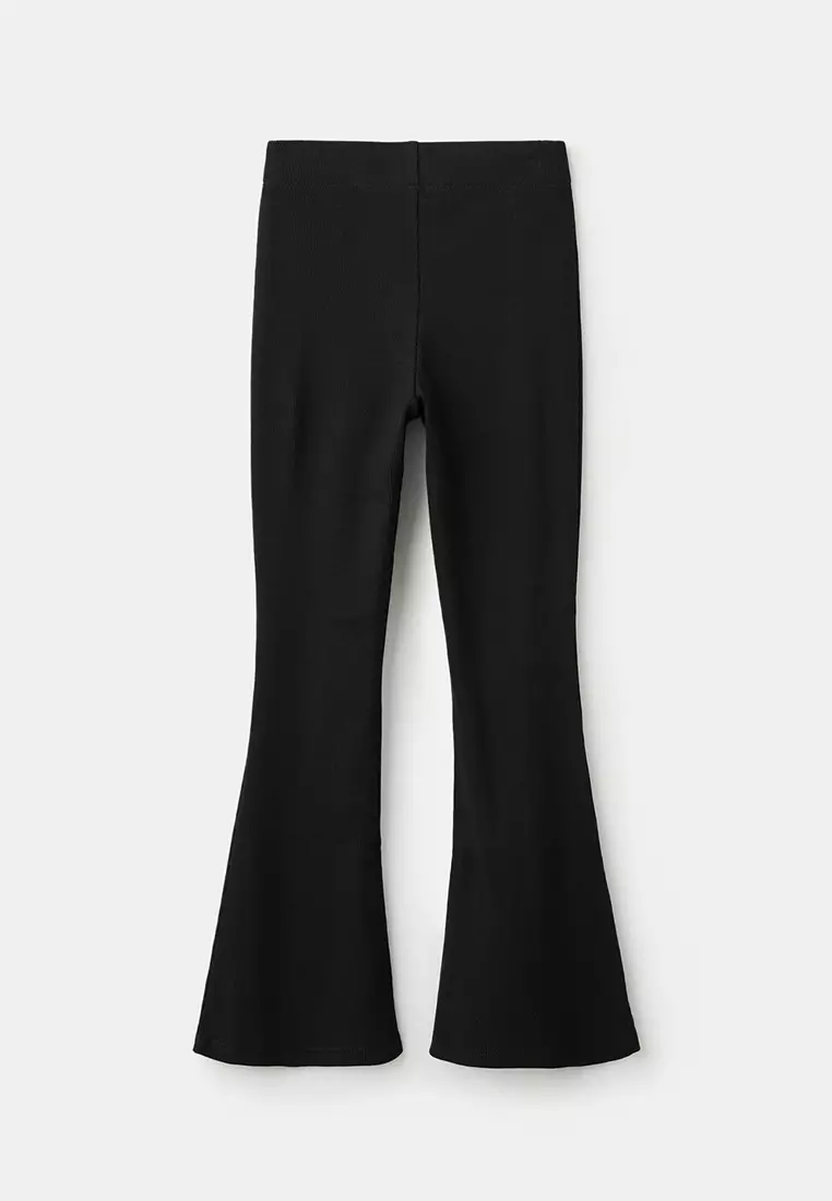 Flared Cotton Leggings