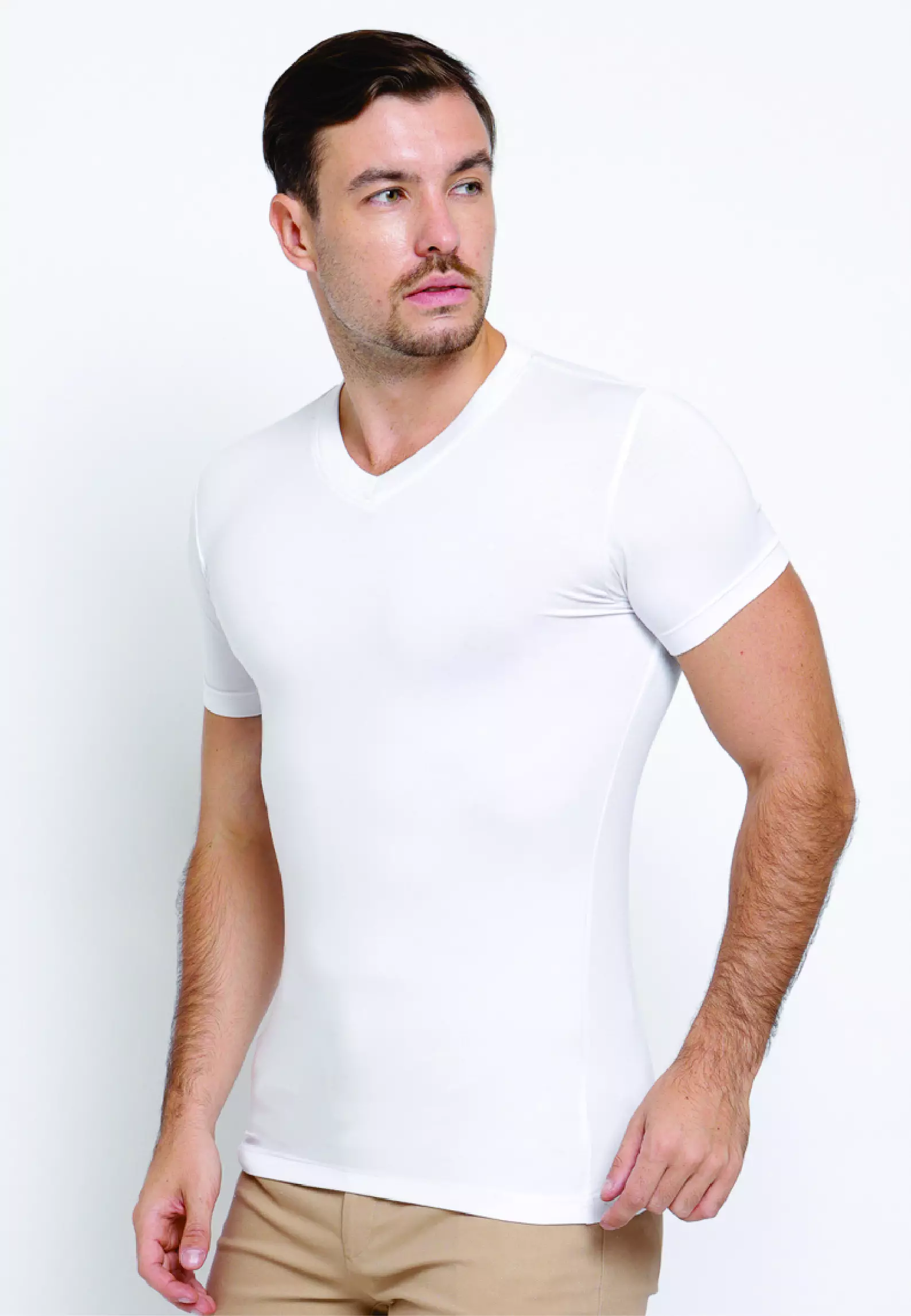 Byford Kaos Dalam Kerah V Neck 1 pcs/pack