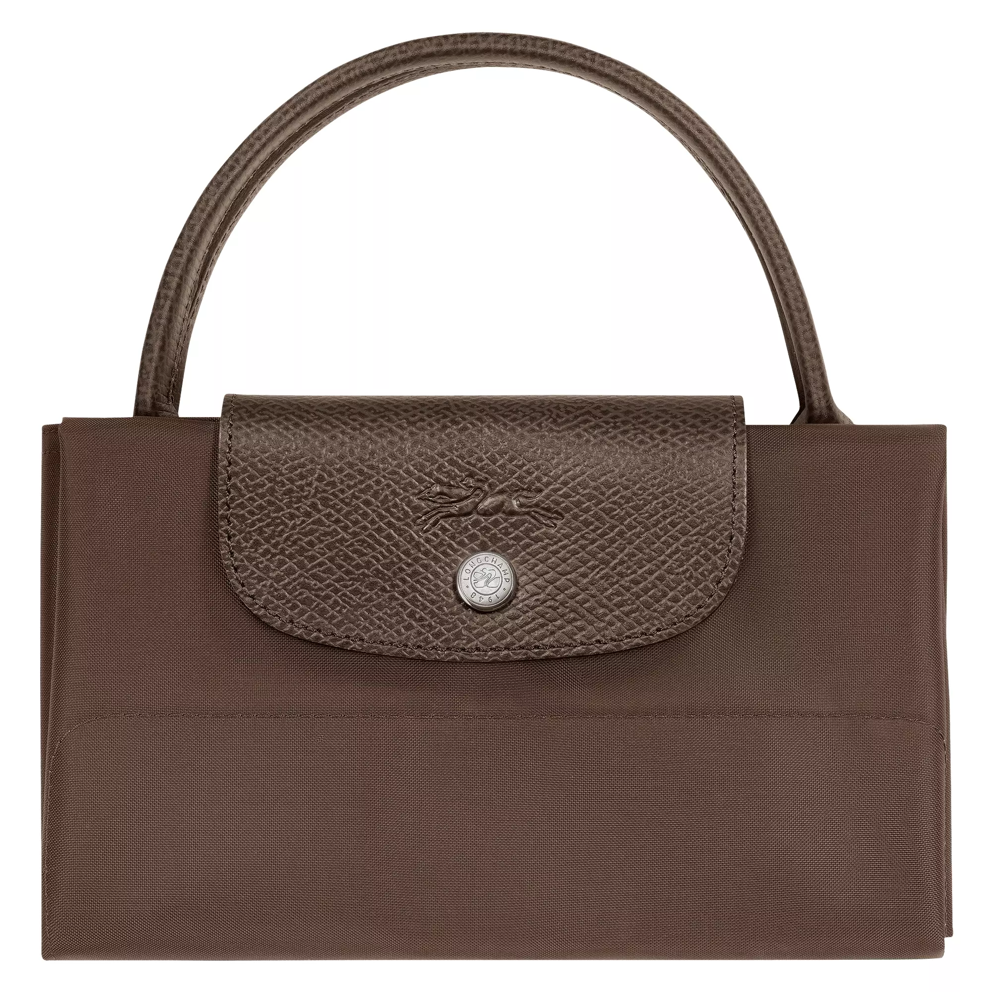 Le Pliage Green M Tote Bag - Brown Terra