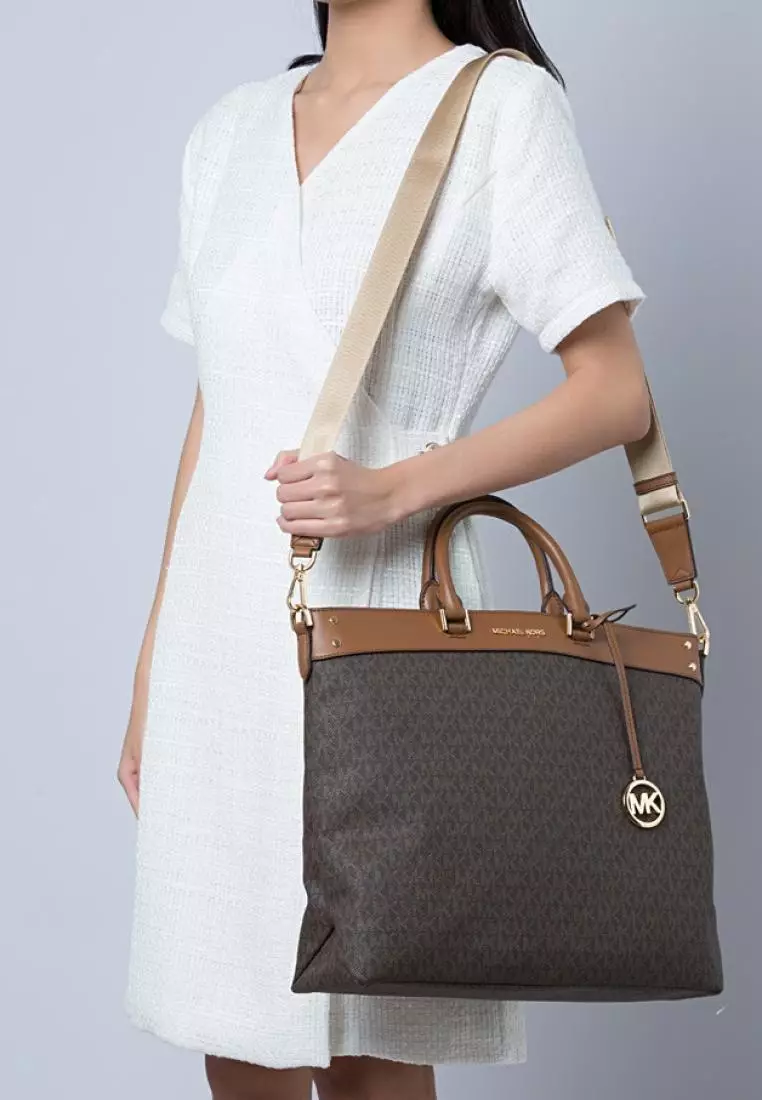 Michael kors north discount south tote bag