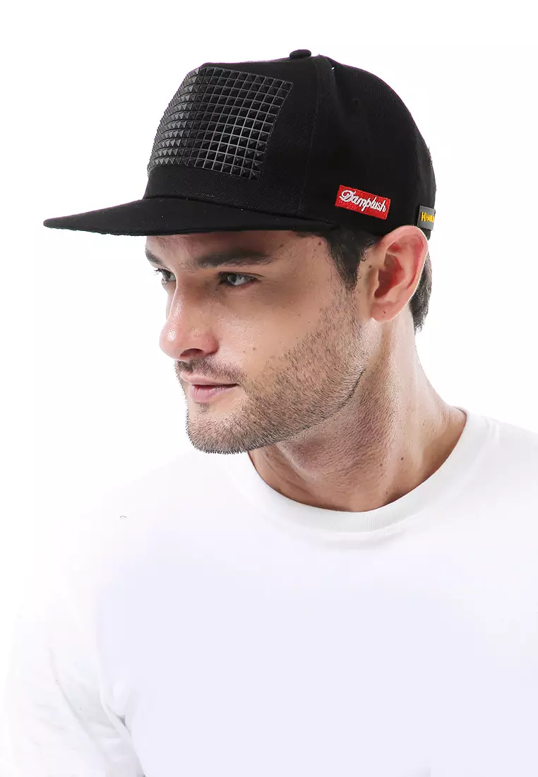 Jahari Aksesoris Fashion Topi Baseball Pria Wanita Piramid Adjustable Strap Material Polyester ORIGINAL - Black