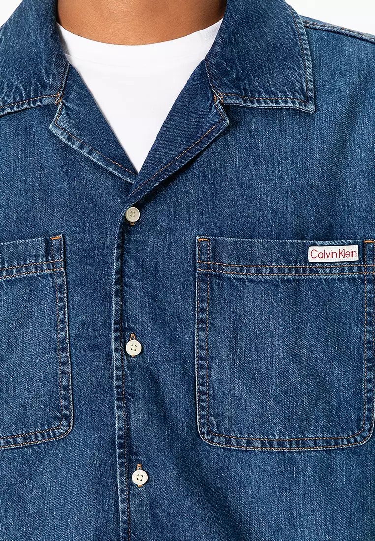 Denim Camp Shirt - Calvin Klein Jeans