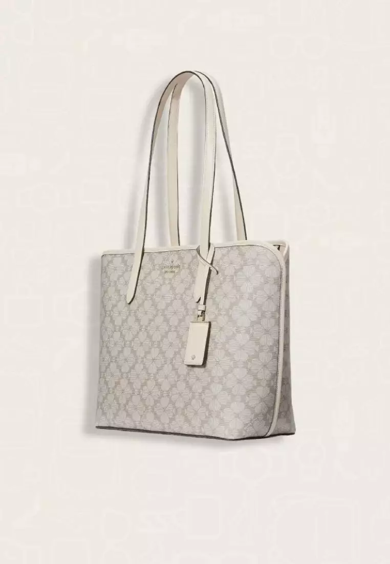 Kate Spade Flower Tote Dark Beige