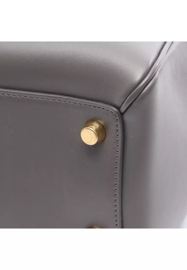 Pre-Loved Celine 16 Sais Medium Handbag leather gray 2WAY