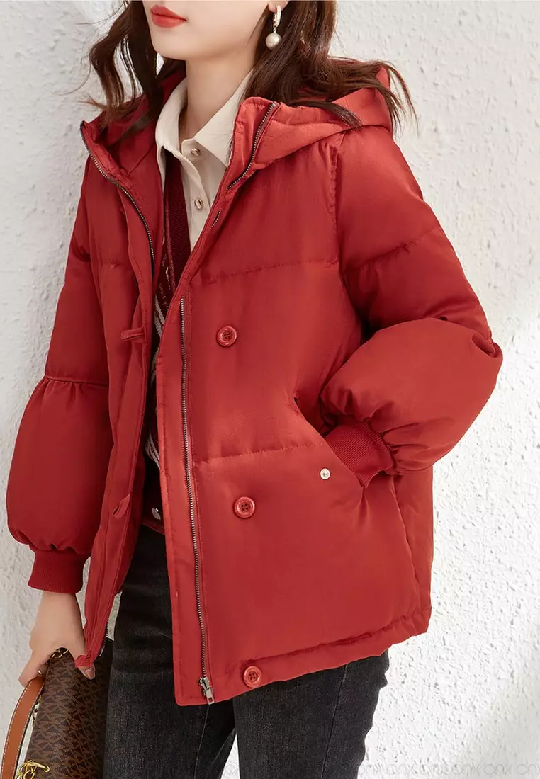 Thickened Hooded Thermal Down Cotton Jacket